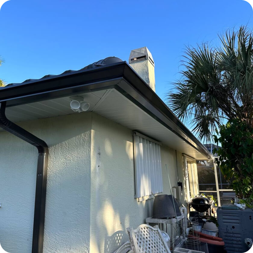 Leaf guard gutters